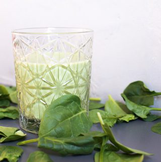creamy spinach smoothie