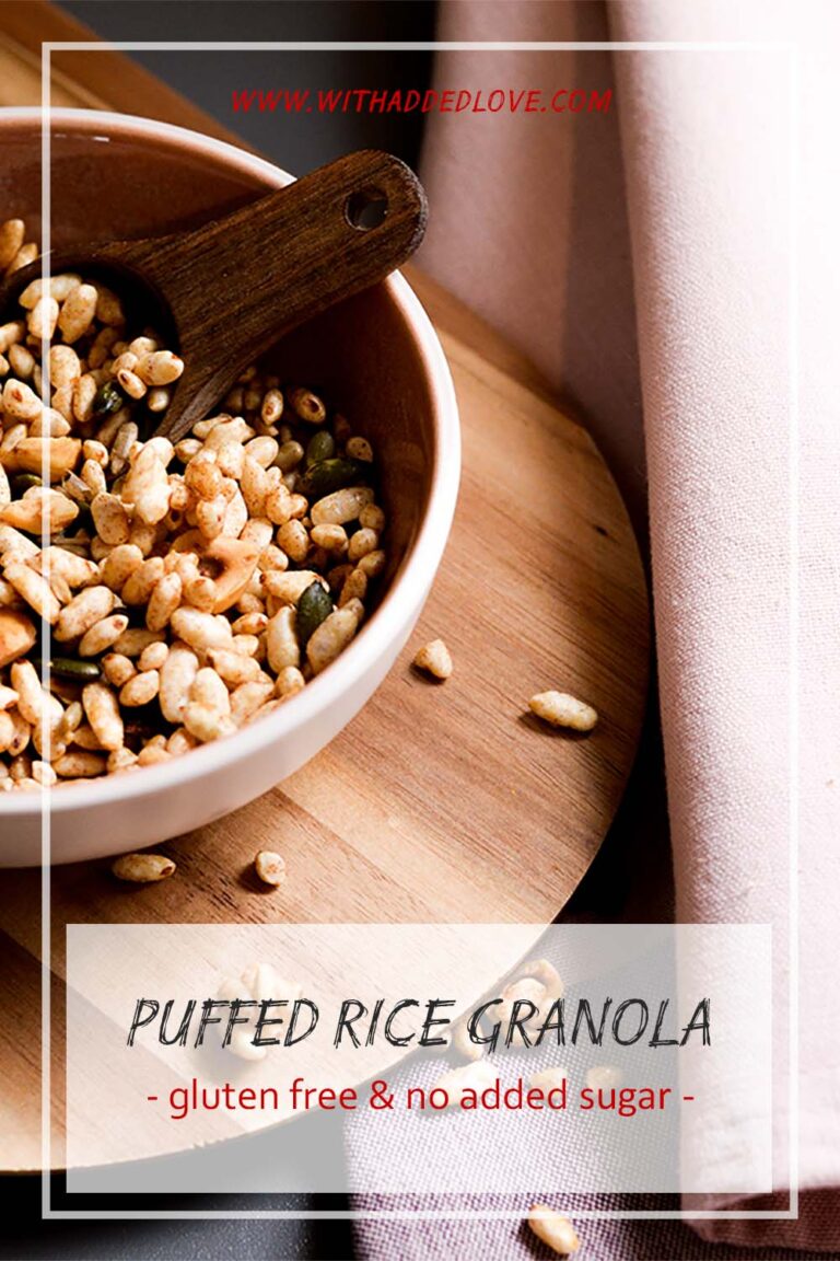 Puffed rice granola With Added Love