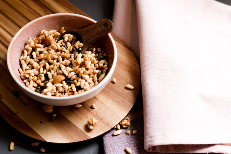 Puffed rice granola With Added Love