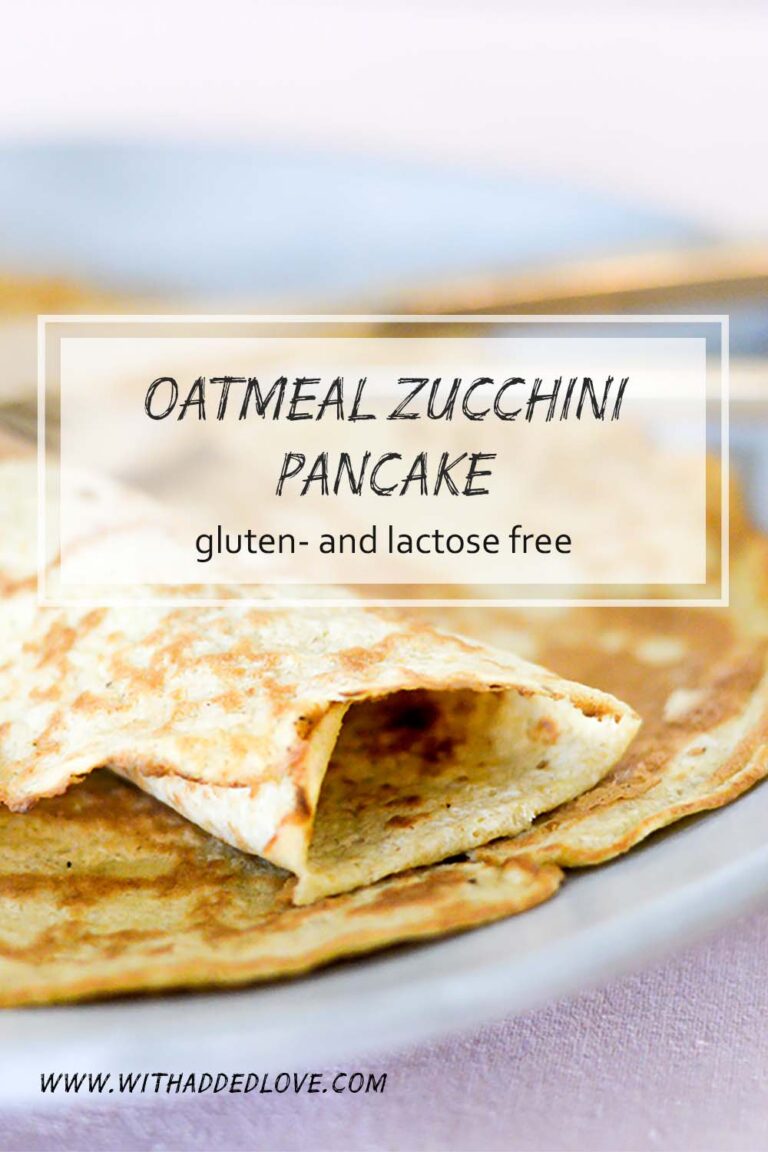 Oatmeal zucchini pancakes With Added Love